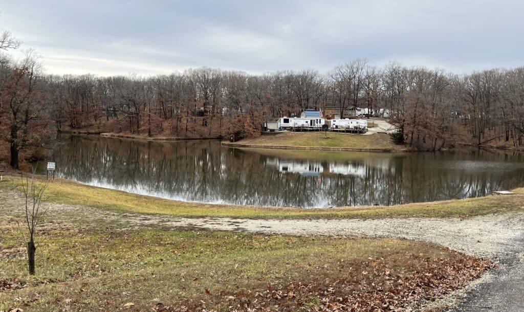 Campground in Mendon, Illinois